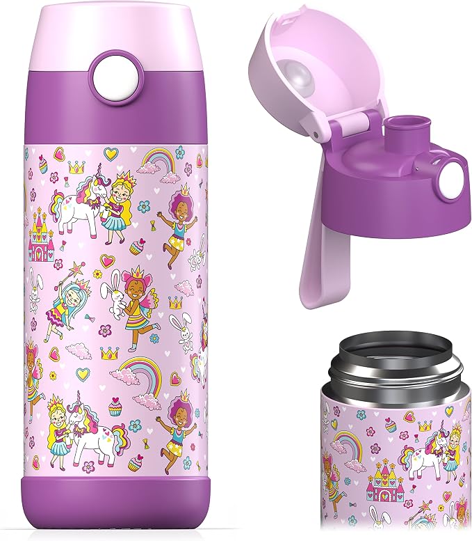 Jarlson® Mali Children's Water Bottle, Thermal Stainless Steel Water Bottle by JARLSON