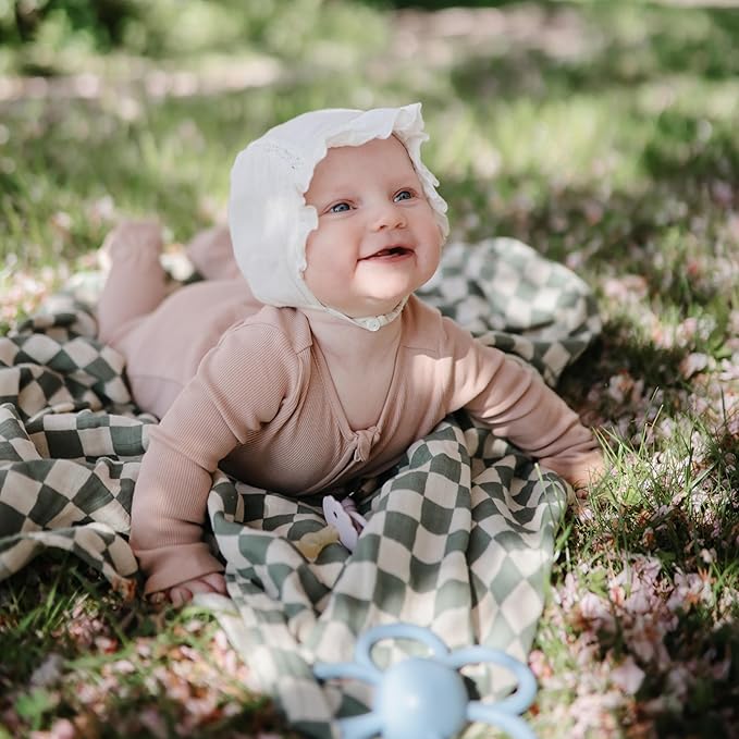 mushie Muslin Baby Swaddle Blanket | 100% Organic Cotton - Image 4