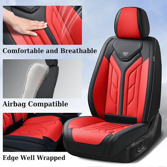 Coverado Seat Covers, Car Seat Covers Front Seats, Leather Seat Covers - Image 6