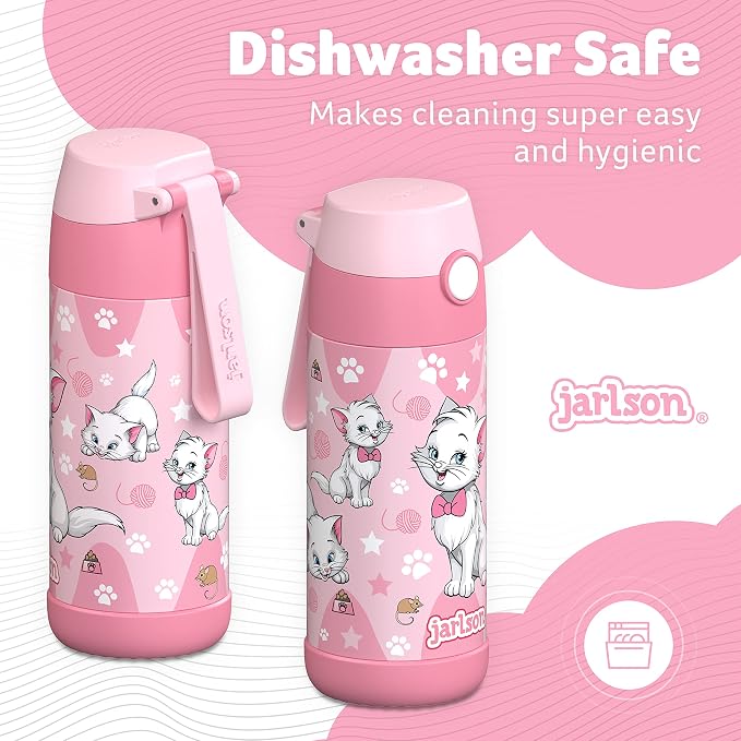 Jarlson® Mali Children's Water Bottle, Thermal Stainless Steel Water Bottle - Image 4