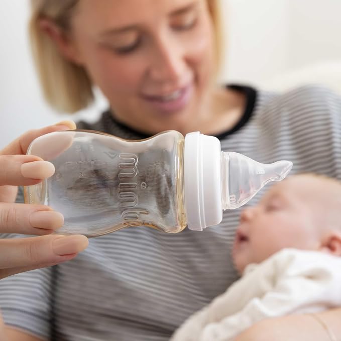 Minbie Newborn Breastfeeding Baby Bottle - Image 3