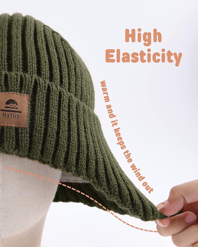 Baby Beanie Fleece Lined Toddler Winter Hat - Image 4