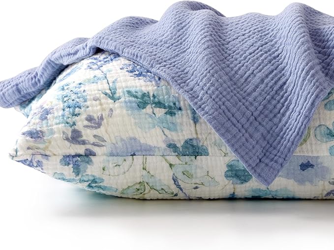 TILLYOU Muslin Toddler Pillowcase 2 Pack, 13x18 Soft Travel Cotton Pillow Case by TILLYOU