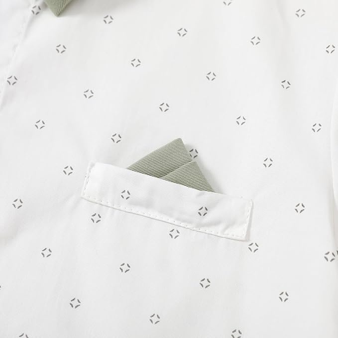 nilikastta Boy Suit Toddler Boy Outfit Boy Dress Shirt - Image 3