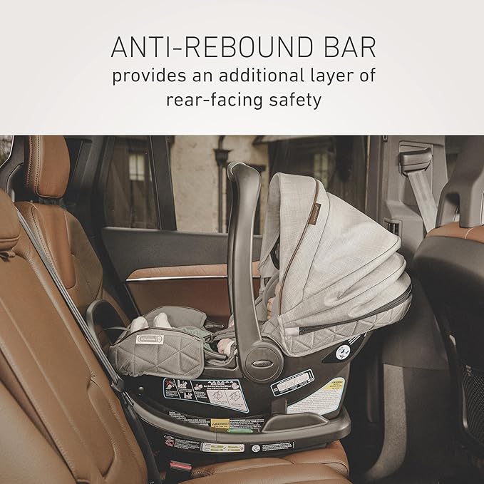 Graco Premier SnugRide SnugFit XT Infant Car Seat, Anti Rebound Bar - Image 3