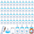 62 Pcs 3.5 Inch Baby Mini Milk Bottle Baby Shower Favor by PINKXHY