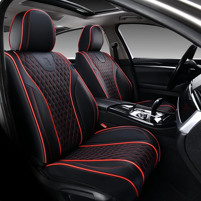 Doogo Front Car Seat Covers, Seat Covers 2 Piece, Automotive Seat Covers by Doogo