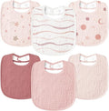 Susurration Muslin Baby Drool Bibs 6Pack Soft Square Adjustable Baby Bandana by Susurration