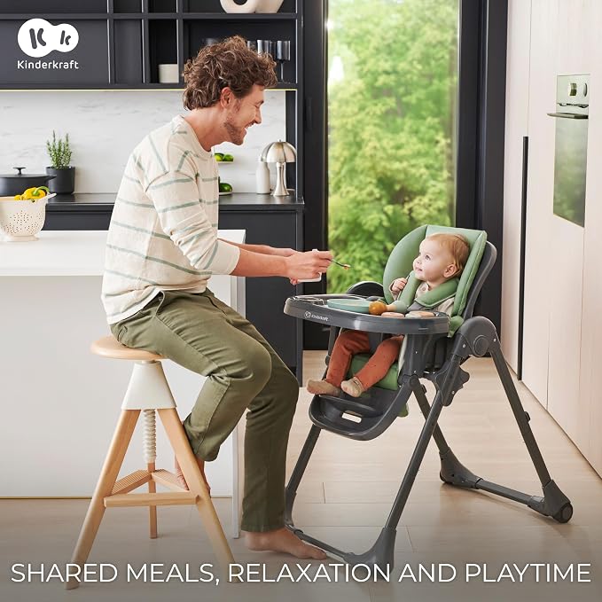 Kinderkraft Tummie, 2-in-1 high Chair, Baby Chair, Comfortable, - Image 12