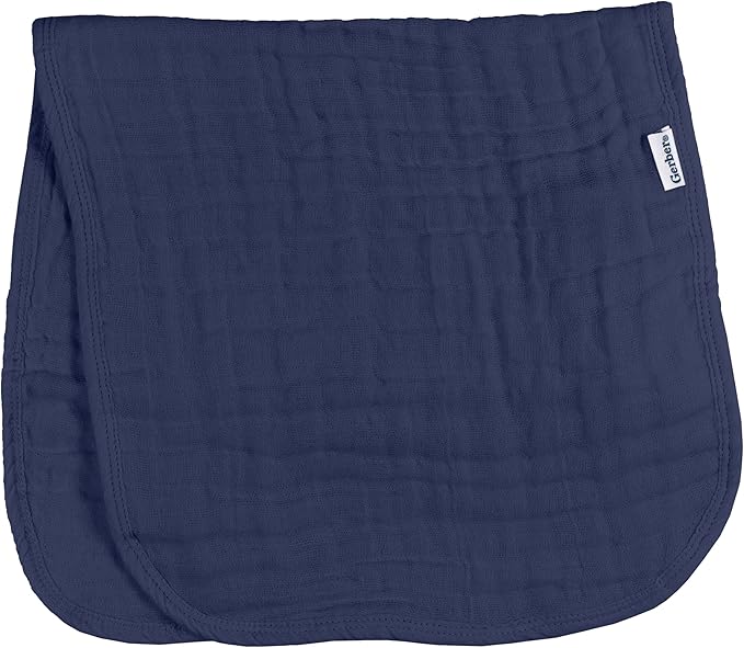 Gerber Baby Unisex Muslin Burp Cloths 6-Pack, Large Size 20" x 10" - Image 6