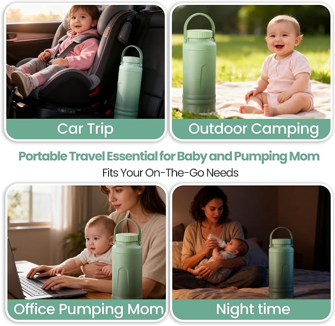 Pinkart 22oz Breast Milk Cooler Bottle, 360° Cooling - Image 7
