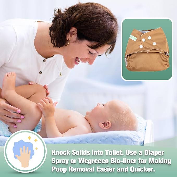 wegreeco Cloth Diapers 6 Pack - Image 7