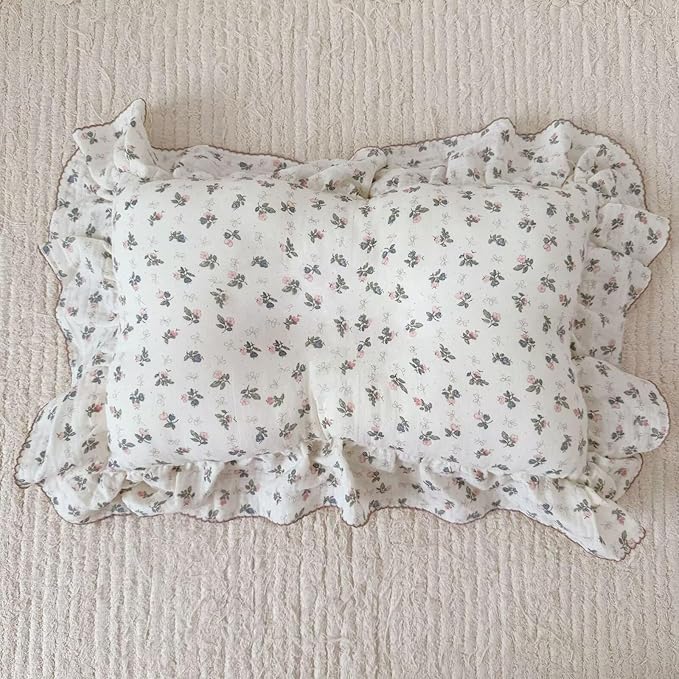 BuLuTu Chic Bellflower Pink Toddler Pillowcase - Image 6
