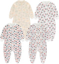 Baby Boys Girls Footies One-Piece Romper Long-Sleeve Jumsuit Cotton Newborn by MAMIMAKA