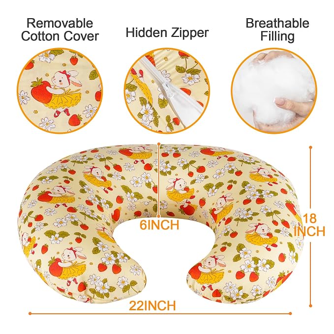 Baby Nursing Pillow for Breastfeeding, Adjustable Breast Feeding Pillow for - Image 4