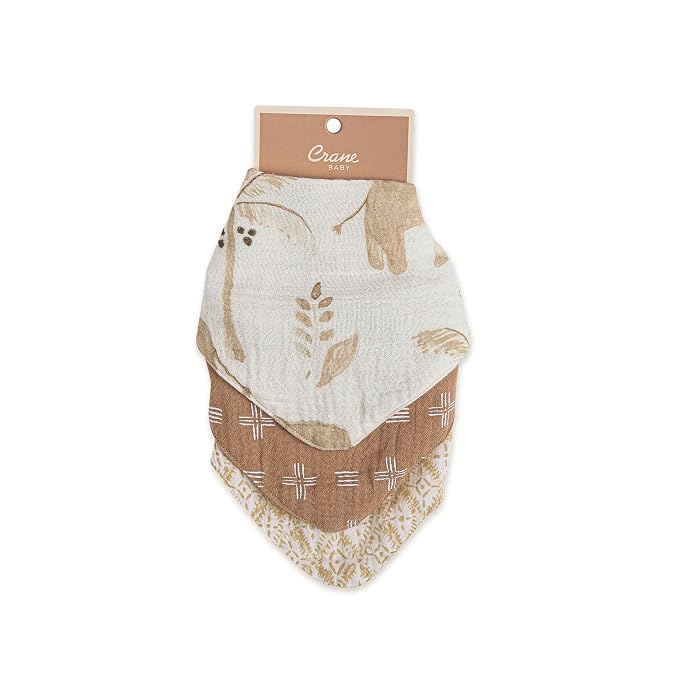 Crane Baby Soft Muslin Bandana Bibs - Image 6