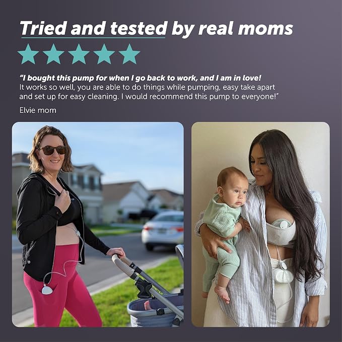 Elvie Stride Hospital-Grade, App-Controlled Breast Pump - Image 7