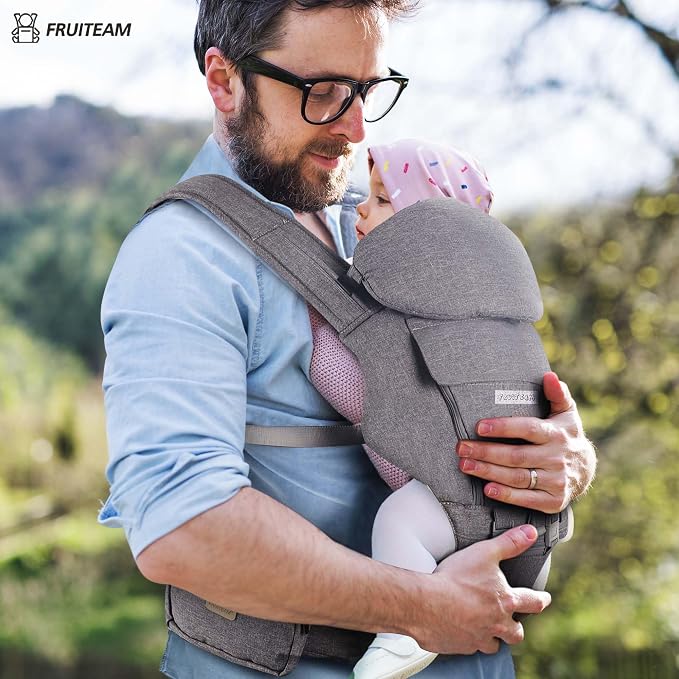 FRUITEAM Baby Carrier Newborn to Toddler, Safety-Certified Baby Waist Stool - Image 7