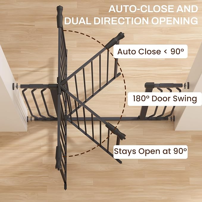 ELEVON Baby Gate for Stairs Doorways, Safety Pet Gate - Image 3