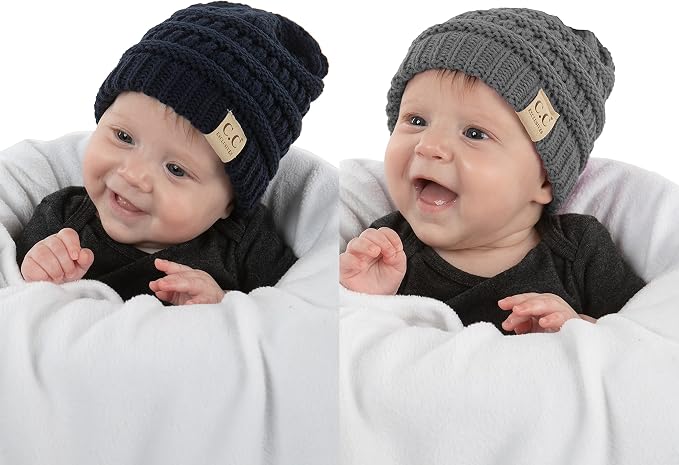 Funky Junque Baby Winter Hat – Cute Newborn Hats, Cozy Warm Infant Beanie by FunkyJunque