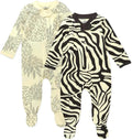 HonestBaby Baby Sleep N' Play One-Piece Zip-Front Footed Organic Cotton Pajama by HonestBaby