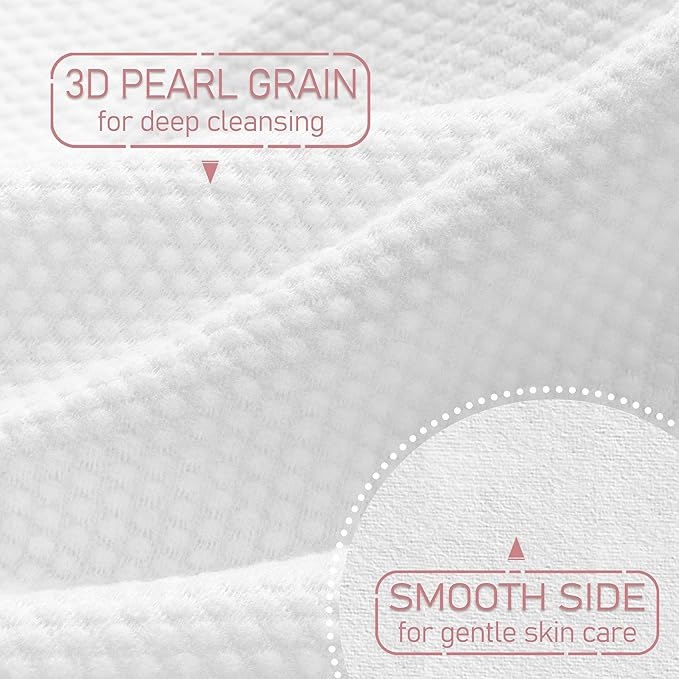 100% Cotton Disposable Face Towel 100 Count 10x12 Inch | Biodegradable Thick - Image 5