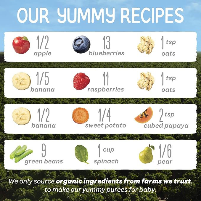 Happy Baby Organics Stage 2 Baby Food Pouches, Gluten Free, Vegan & Healthy - Image 5