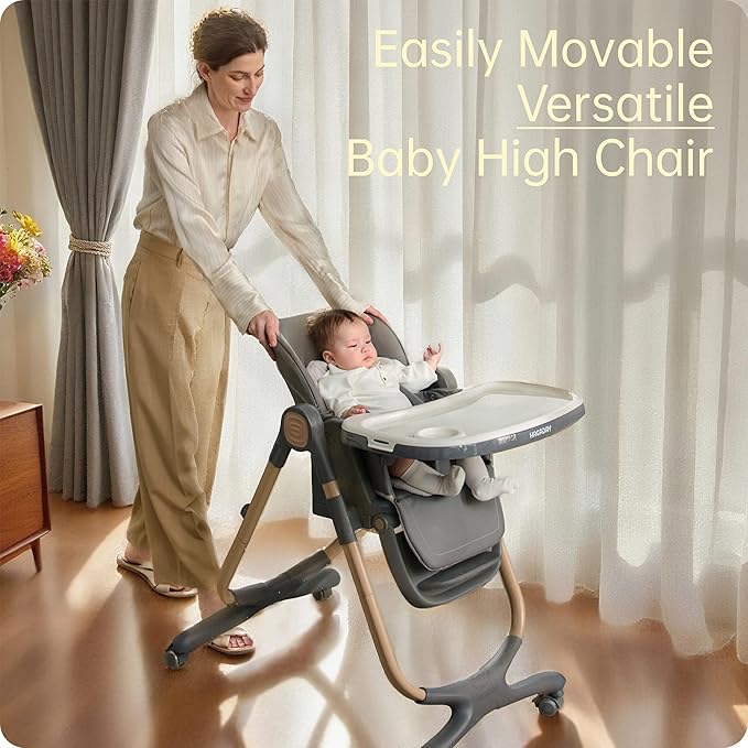 6 in 1 Convertible High Chairs for Babies and Toddlers, Portable High Chair - Image 5