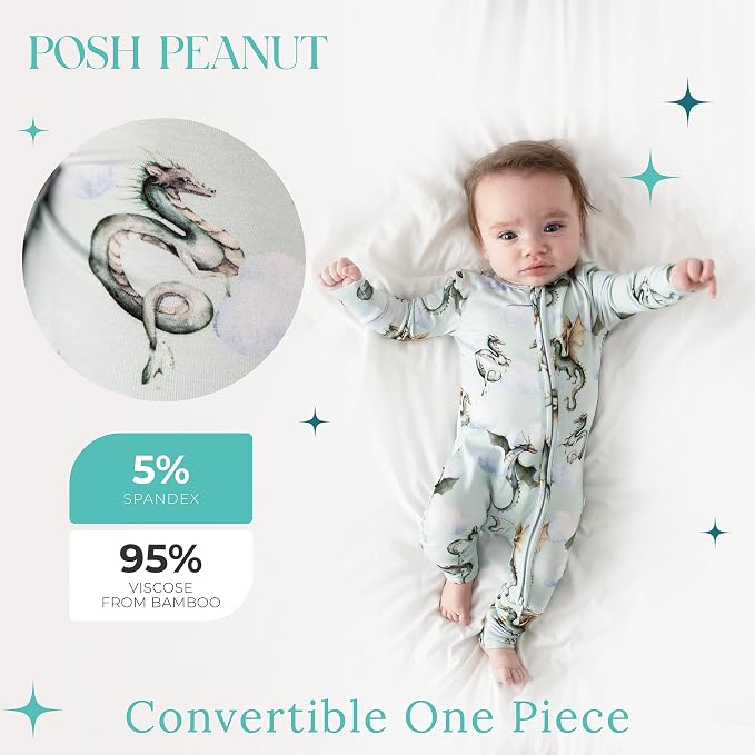 Posh Peanut Convertible Baby Sleepers - Image 2