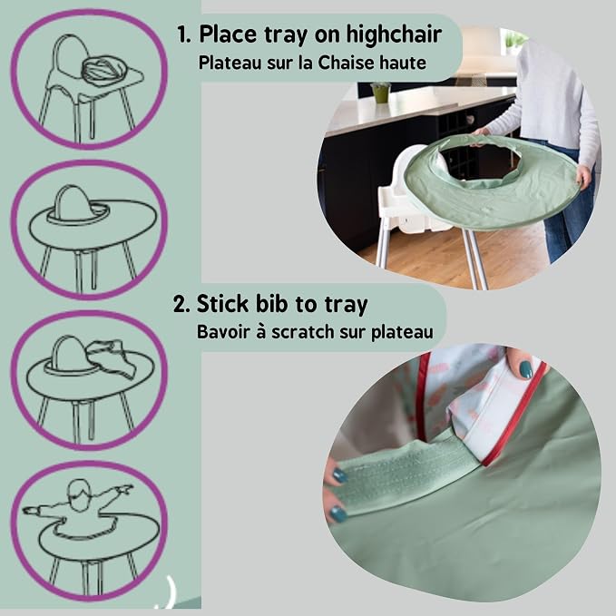 Tidy Tot- Baby Bib & Tray Kit - Image 8