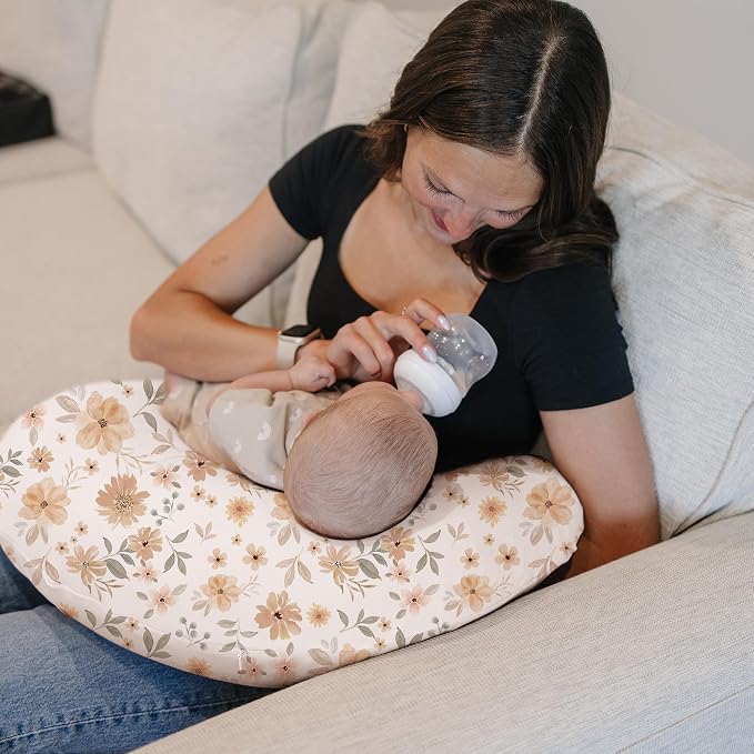 Konssy 2 Pack Nursing Pillow Covers, Soft and Comfortable Nursing Cover - Image 2