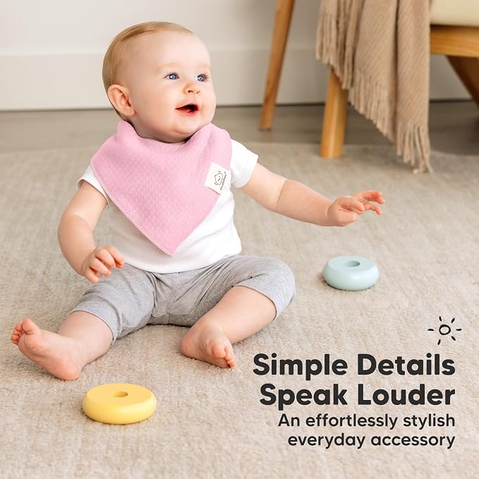 KeaBabies 8-Pack Bandana Bibs for Baby Girls, Boys - Image 6