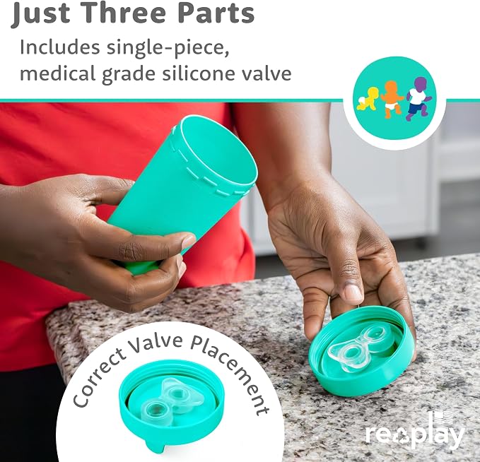 Re-Play Sippy Cups for Toddlers - 10 Oz. Reusable Spill Proof Cups for Kids - Image 8