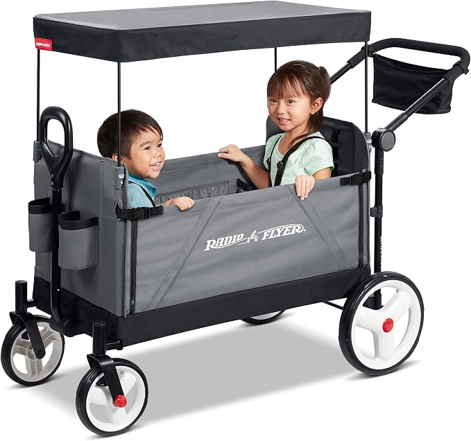 Stroller Wagon for Kids, Baby Stroller, Utility Cart, Rolling Cart, Radio Flyer - Image 13