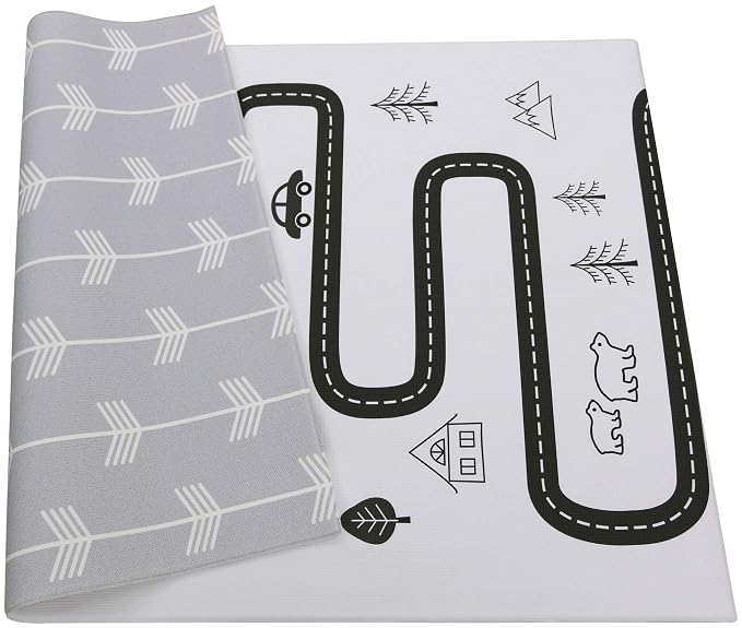 Baby Care Play Mat 73’’ x 49’’ Original One-Piece Reversible Rollable - Image 3