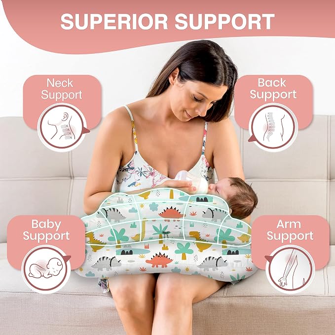 PILLANI Nursing Pillow for Breastfeeding, Breast Feeding Must Haves, New Mommy - Image 3