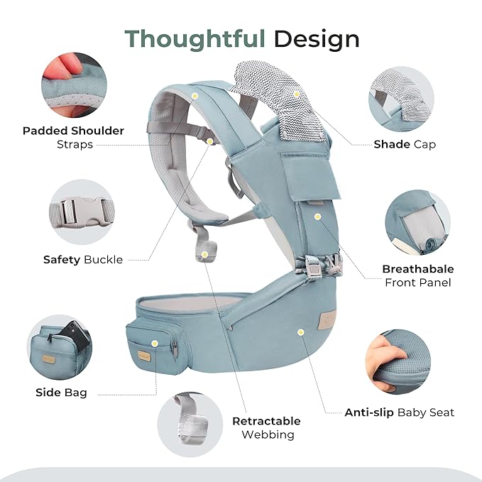 FRUITEAM 6-in-1 Baby Carrier - Image 4