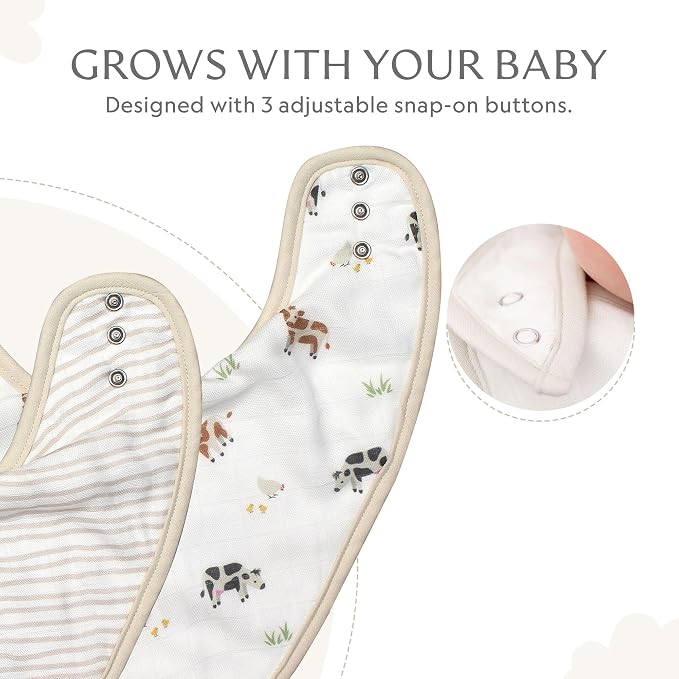 Bamboo Little Baby Bibs - Image 5