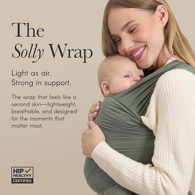 Solly Baby Wrap, Buttery-Soft Baby Carrier Newborn to Toddler 8-25 Lbs. - Image 2