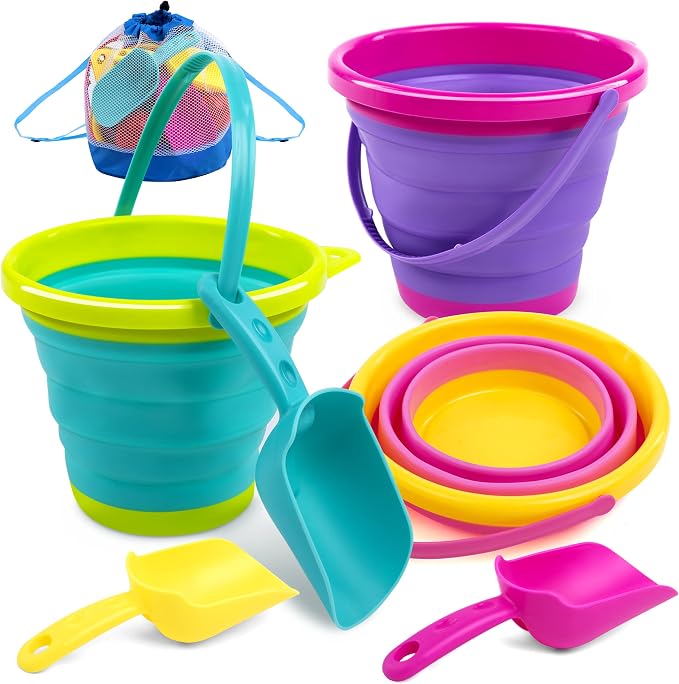 JOYIN Foldable Beach Bucket Set by JOYIN