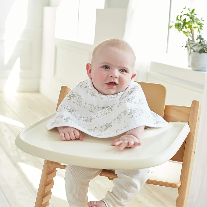 aden + anais Disney Burpy Baby Bib, 100% Cotton Muslin, Soft Absorbent 4 Layers - Image 6