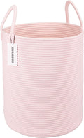 Cotton Rope Laundry Basket Hamper by XUANGUO