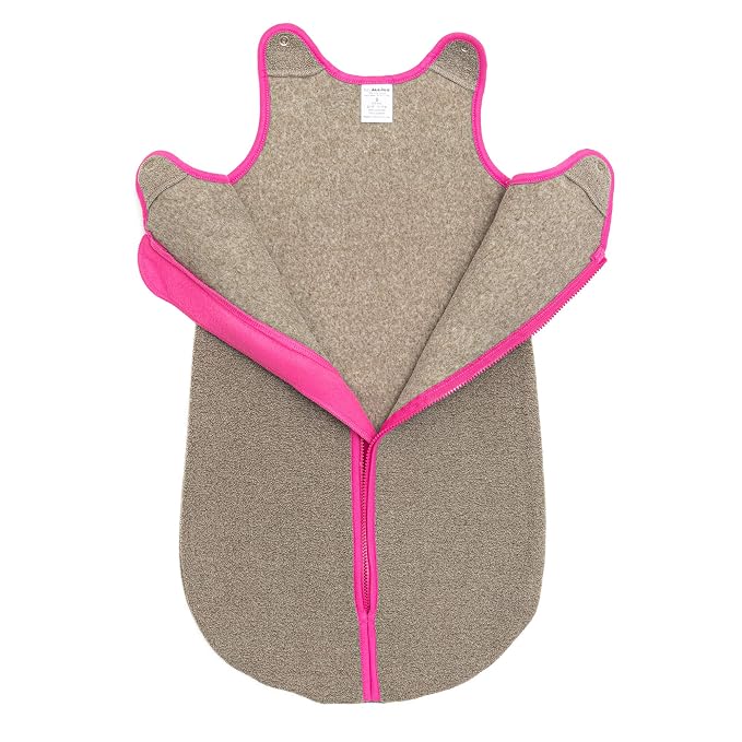 baby deedee Sleep Nest Fleece Baby Sleeping Bag, Wearable Blanket, Mocha Hot - Image 4