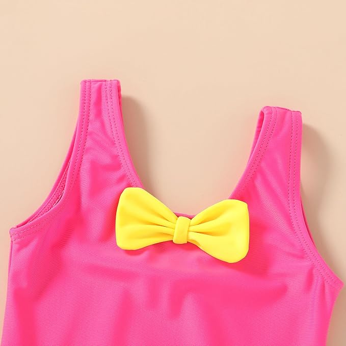 YOUNGER TREE Toddler Swimsuit Girl Cute Stripe One-Piece Ruffle Swimwear Baby - Image 3