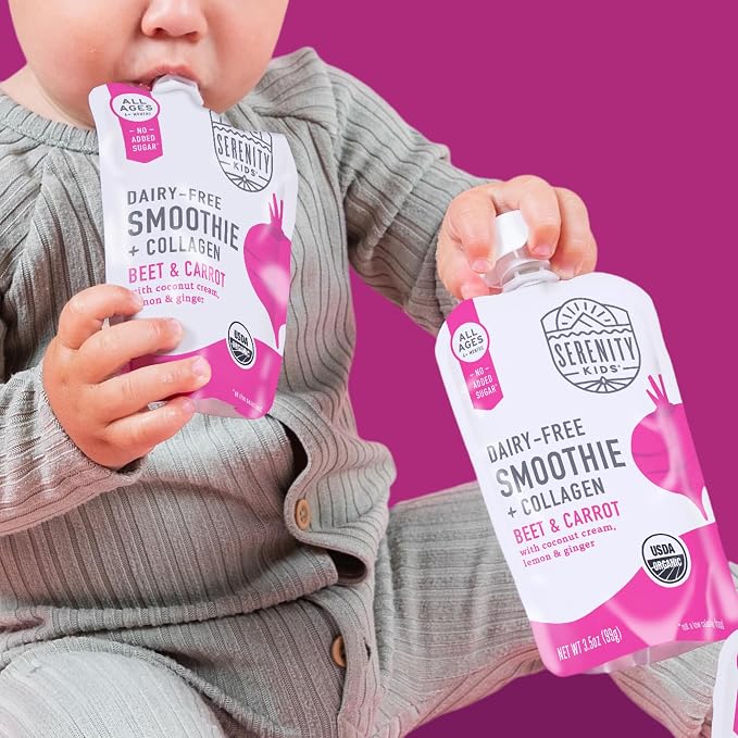 Serenity Kids 6+ Months Organic Baby Food Smoothie Pouch - Image 6