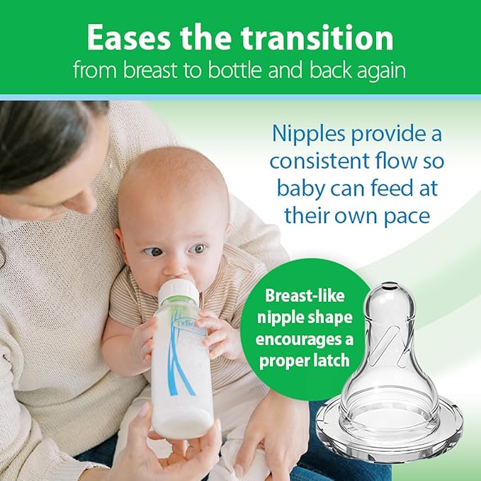 Dr. Brown's Anti-Colic Options+ Narrow Glass Baby Bottle - Image 4