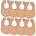 Comfy Cubs Muslin Bibs for Babies, Drool and Teething Bib, Adjustable Snaps by ComfyCubs
