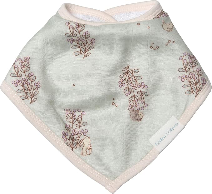 Loulou Lollipop Soft Breathable and Absorbent Muslin Bandana Bib Drool Bib Set - Image 3