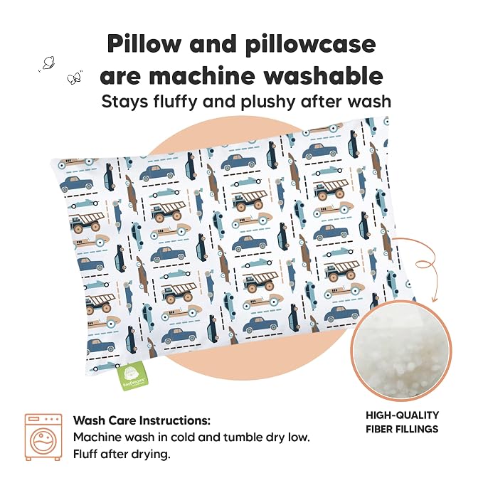 Toddler Pillow with Pillowcase - Image 4