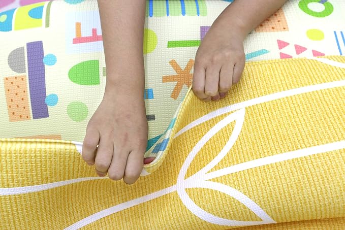 Baby Care Play Mat 82'' x 55'' Original One-Piece Reversible Rollable - Image 7